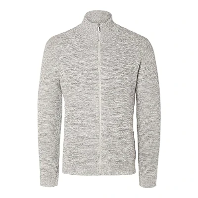 Abbildung von Selected Homme Slhvince Strickjacke, Herren, Größe: Large, Light grey