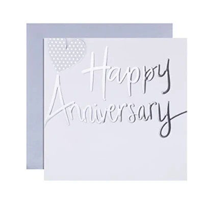 Abbildung von Hallmark Glückwunschkarte zum Hochzeitstag, modernes Herz Design