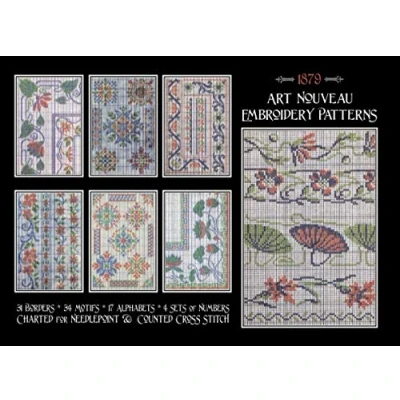 Abbildung von Art Nouveau Embroidery Patterns: Charted for Needlepoint &amp; Counted Cross Stitch