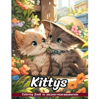 Abbildung von Kittys Coloring Book: Adorable Felines for Cat Lovers
