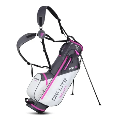 Abbildung von Dri Lite Seven Wasserdichte Golftasche Standtasche Weiß