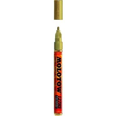 Abbildung von Molotow Permanentmarker One4All 127 HS nachfüllbar 2mm metallic gold
