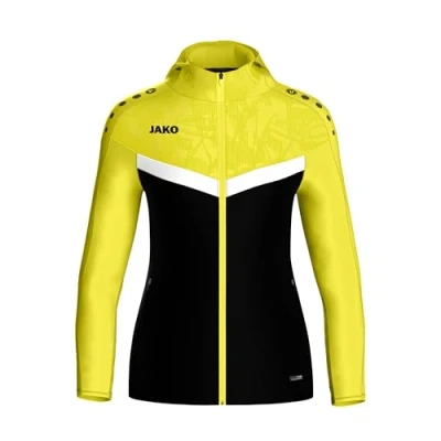 Abbildung von JAKO Trainingsjacke, Damen, Größe: 42, Schwarzgelb