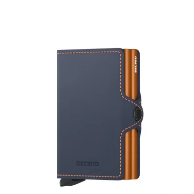 Abbildung von Secrid Twinwallet Matte night blue &amp; orange