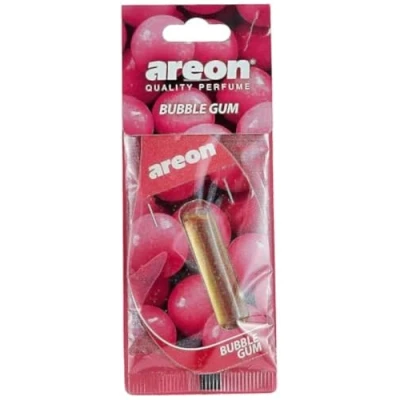 Abbildung von AREON Liquid Auto Lufterfrischer Bubble Gum Duft Autoduft Kaugummi Rosa Duftflakon Parfüm Flakon Aufhängen Hängend Anhänger Spiegel Set 5ml 3D (Bubblegum Pack x 3)