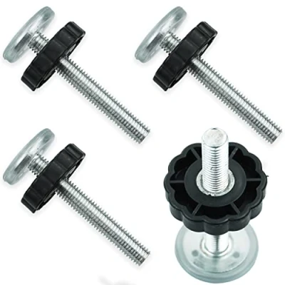 Abbildung von 4 Packungen druckmontierte Baby Gates Gewindespindelstangen, Zubehör Schraubbolzen Kit für Treppengitter Hundegitter Haustiergitter