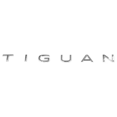 Abbildung von Volkswagen 5718536872ZZ Schriftzug Tiguan Heckklappe Emblem Logo Zeichen Modellschriftzug, Silber