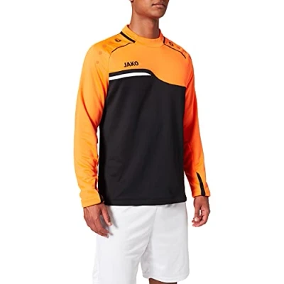 Abbildung von JAKO Herren Konkurrence 2.0 Sweatjacke, Schwarz/Neonorange, 152 EU