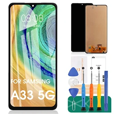 Abbildung von INCELL Ersatzbildschirm für Samsung Galaxy A33 5G LCD Bildschirm A336 Display SM A336E A336B Digitizer Touchscreen Montage Reparatur Sets (kein Fingerabdruck)