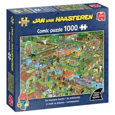 Abbildung von Jumbo Spiele Puzzle Jan van Haasteren, Gemüsegarten, Puzzle, 1000 Puzzleteile, Made in Europa