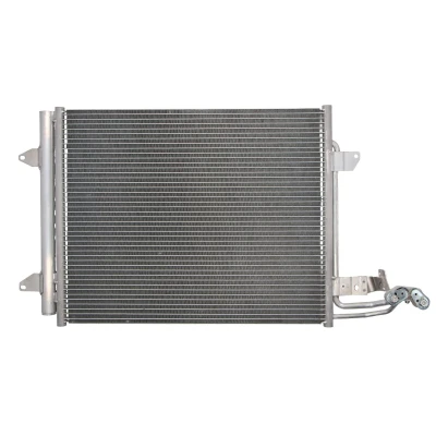 Abbildung von VALEO 817806 Klimakondensator mit Trockner Aluminium 441 R 134a VOLKSWAGEN: Touran I, Caddy 3 Kombi, Kastenwagen