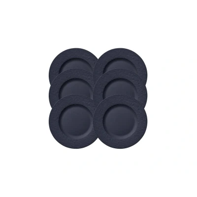 Abbildung von Villeroy &amp; Boch Manufacture Rock Frühstücksteller 22 cm Set6