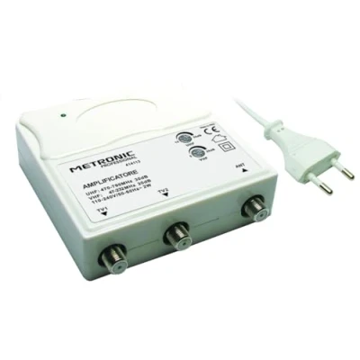Abbildung von Metronic 414113 Verstärker TV mit Filter, Weiß