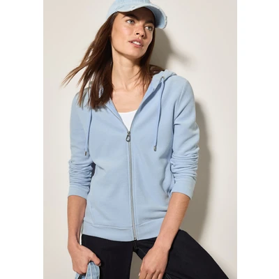 Abbildung von Cecil Twotone Sweatjacke, Damen, Größe: XS, Blau
