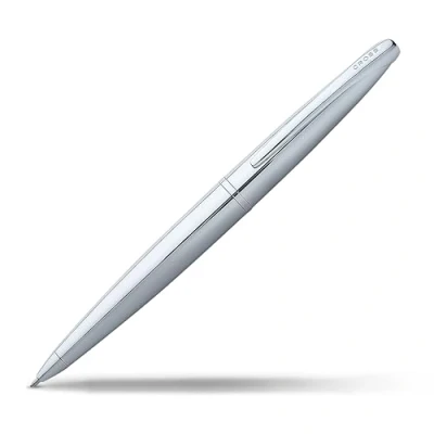 Abbildung von Cross ATX Kugelschreiber (Drehmechanik, Strichstärke M, Schreibfarbe schwarz, inkl. Geschenkbox) glanz chrom
