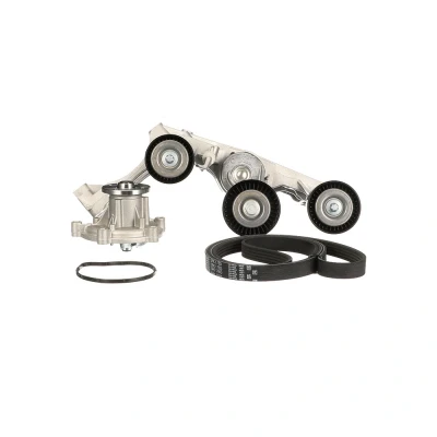 Abbildung von GATES KP25PK1765 Wasserpumpe + Keilrippenriemensatz mit ThermalPro MERCEDES BENZ: B Klasse, A Klasse