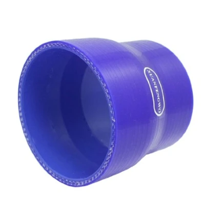 Abbildung von uxcell Gerader Silikonverbinder Silikonschlauch Turboschlauch Schlauchkupplung Ersatzteil 70 mm auf 80 gerades Reduzierstück Blau für Auto