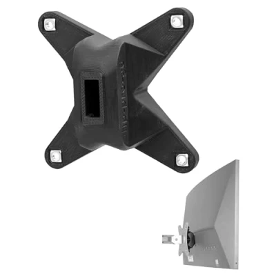 Abbildung von 3IDEE VESA Adapter, Mount kompatibel mit HP All in One PC (ProOne 400 G6) Halterung 75x75mm Adapter für Monitore ohne Anschluss