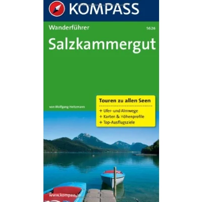 Abbildung von Salzkammergut: Wanderführer mit Tourenkarten und Höhenprofilen (KOMPASS Wanderführer, Band 5626)