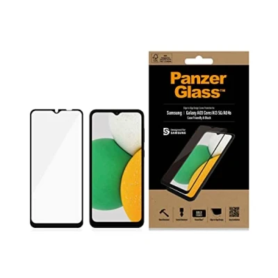 Abbildung von Samsung Galaxy A13 (4G) Panzerglas PanzerGlass Anti Bacterial Case Friendly Screenprotector smartphone Antibakterieller Screen