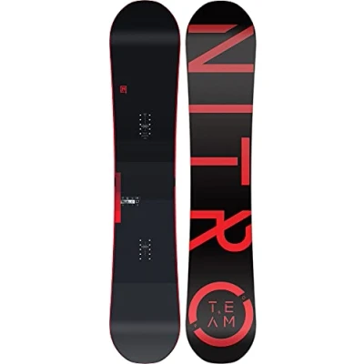 Abbildung von Nitro Herren Team Pro Wide 22 vielseitiges Directional Twin All Mountain Freesytle Board Snowboard, Multicolour, 157
