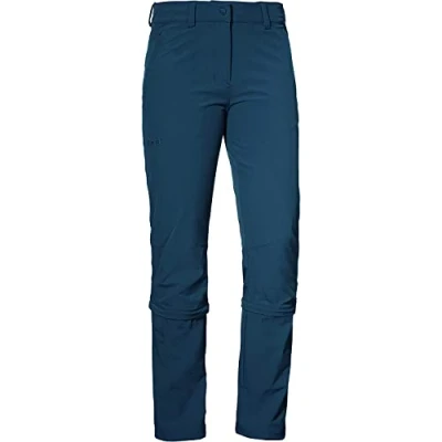 Abbildung von Schöffel Engadin ZIP OFF Outdoorhose, Damen, Größe: 20, blau