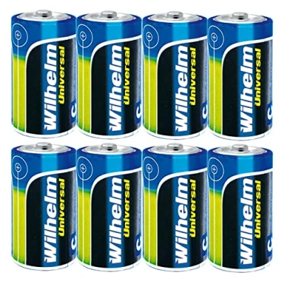 Abbildung von 8 x Wilhelm Universal Baby Alkaline Batterien C LR14 1,5V