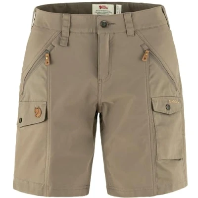 Abbildung von Fjallraven 89731 244 Nikka Shorts Curved W Damen Suede Brown Größe 40