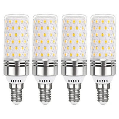 Abbildung von Akynite Leuchtmittel E14 LED Neutralweiß 4000K 1350LM, 12W Ersatz 100W Halogenlampe, AC 230V, Maiskolben Stablampe für Deckenlampe, Nicht Dimmbar, 4er Pack
