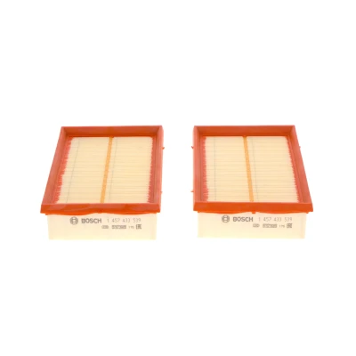 Abbildung von BOSCH 1 457 433 539 Luftfilter 50 140 186 Filtereinsatz VOLKSWAGEN: Polo III Schrägheck, Lupo / 3L, Caddy 2 Kastenwagen, SEAT: Arosa, Ibiza