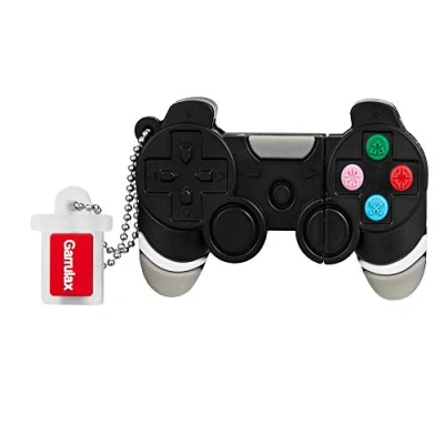 Abbildung von Garrulax USB Flash Laufwerke, 64 GB, hochwertiges wasserdichtes Silikon, Hochgeschwindigkeits 2.0 Datenspeicherstick, Stift, Pendrive (64 Gamepad)