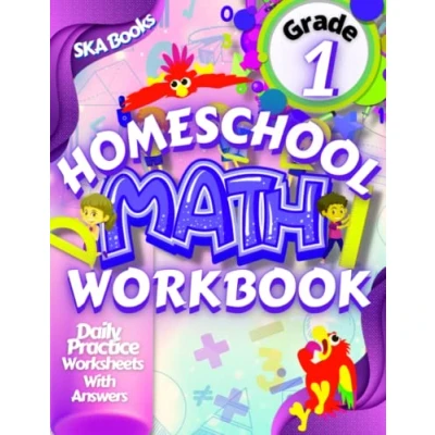 Abbildung von Homeschool Math 1st Grade Workbook: Curriculum Practice Worksheets with Answers