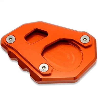 Abbildung von MZ STORE 1050 1090 1290 Adventure 1190 Motorrad CNC Aluminium Seitenständer Vergrößern Platte für / Super R (Orange+Orange)