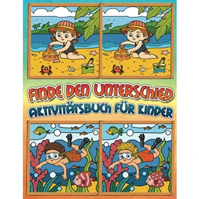 Abbildung von Finde den Unterschied: Ein lustiges Such und Übungsbuch mit Tieren, Piraten, Prinzessinnen, Ostern, Halloween, Weihnachten mehr!
