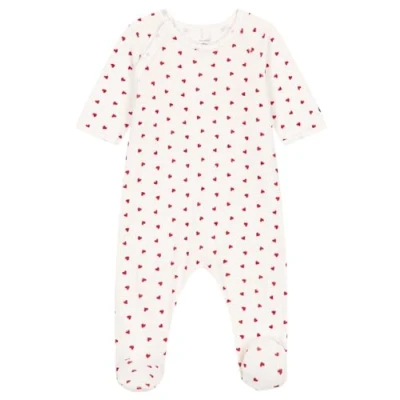 Abbildung von Petit Bateau DORS BIEN Pyjama für Kinder, Größe: 60, Marshmallow terkuit