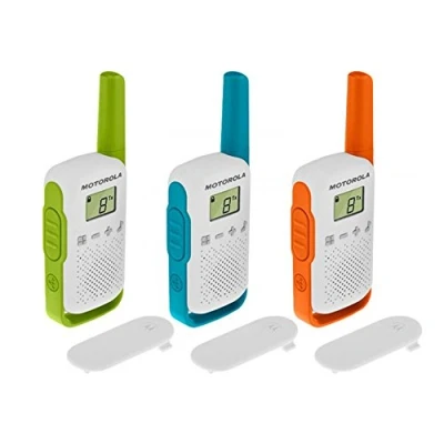 Abbildung von Motorola Talkabout T42 Triple PMR Funkgeräte (3er Set, PMR446, 16 Kanäle, Reichweite 4 km)