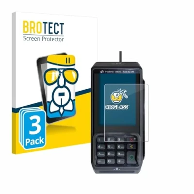 Abbildung von BROTECT Schutzglas für CCV Base Next (3 Stück) Schutzfolie Panzer Folie Glas [Extrem Kratzfest 9H, Anti Fingerprint, Ultra Transparent]