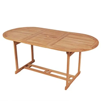 Abbildung von vidaXL Teak Massiv Gartentisch 180cm Esstisch Holztisch Terrassentisch Tisch