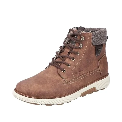 Abbildung von Rieker Schnürstiefelette, Herren, Größe: 43, Braun Schuhe
