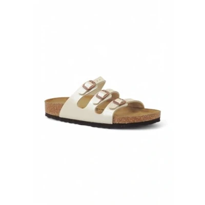 Abbildung von Birkenstock TIEF Florida Pantolette flach, Damen, Größe: 38, Gracefulpearlwhite Schuhe
