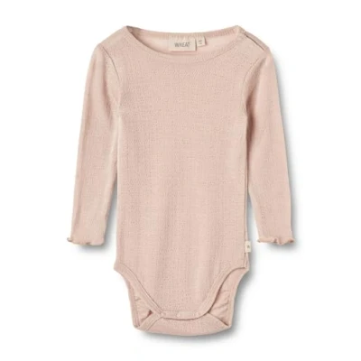 Abbildung von Wheat Mädchen Merino Wolle Seide Body Langarm Liea Oeko Tex