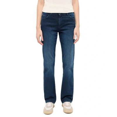 Abbildung von Mustang Style Crosby Jeans Straight Leg, Damen, Größe: 38x34, Blau