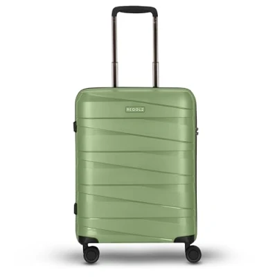 Abbildung von REDOLZ Hartschalen Kabinen Koffer Kleiner Trolley 40 x 20 55 cm aus hochwertigem, leichtem Polypropylen Material 4 Rollen &amp; TSA (Essentials 10)