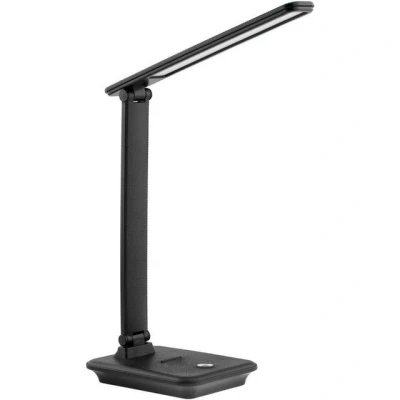 Abbildung von Maclean LED Schreibtischlampe MCE614, Schreibtischleuchte weiß/schwarz