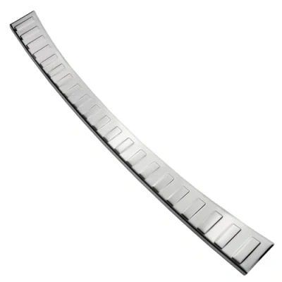 Abbildung von Aroba AR1225 CR Edelstahl Hochglanz Poliert Ladekantenschutz kompatibel mit BMW X2 F39 ab BJ. 3.2018&gt; passgenau Abkantung Farbe Chrome