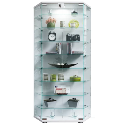 Abbildung von VCM Vitrine &quot;Holz Glas Stand Sammelvitrine Cenila XL&quot;, (1 St.)