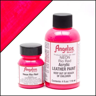 Abbildung von Angelus Lederfarbe Rio Rot 118ml