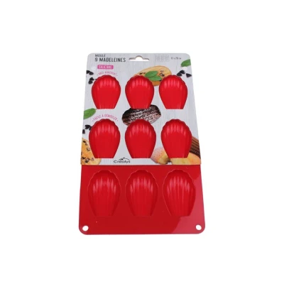 Abbildung von Crealys silikonform für 9 madeleines 513006