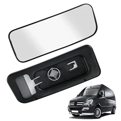Abbildung von Spiegelglas Ersatz für VW Crafter 2012 2016, Außenspiegel Glas Asphärisch Verstellbar Geeignet Mercedes Sprinter W906 Umkehrlinse Rückfahrglas Spiegel (Rechts)