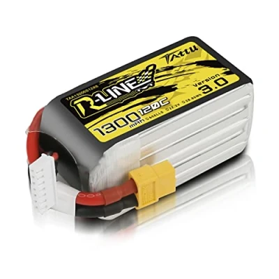 Abbildung von Tattu Lipo 6S RC Akku 22.2 V 1300 mAh 120C Softcase XT60 mit Stecker für Car Boat Truck Truggy Hobby